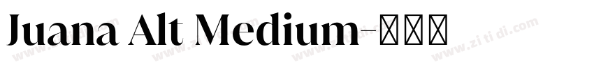 Juana Alt Medium字体转换
